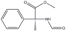 (+)-N-Formyl-2-phenyl-D-alanine methyl ester Structure