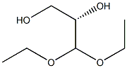 (2S)-3,3-Diethoxy-1,2-propanediol 结构式