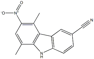 6-Cyano-3-nitro-1,4-dimethyl-9H-carbazole