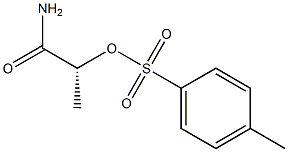 [R,(+)]-2-[(p-Tolylsulfonyl)oxy]propionamide Structure