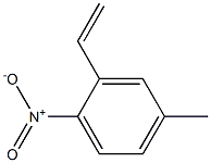 1-Nitro-2-ethenyl-4-methylbenzene Structure