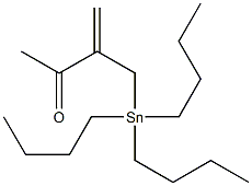 2-Acetyl-2-propenyltributylstannane Struktur