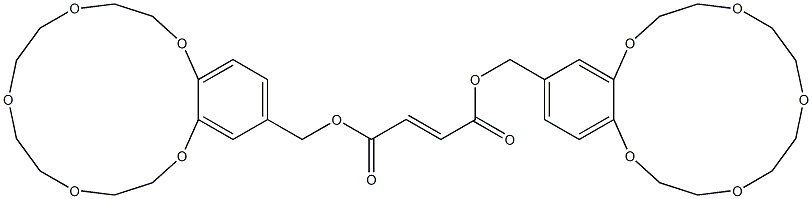 Fumaric acid bis[(2,3,5,6,8,9,11,12-octahydro-1,4,7,10,13-benzopentaoxacyclopentadecin)-15-ylmethyl] ester