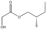 (+)-Glycolic acid (S)-2-methylbutyl ester Struktur