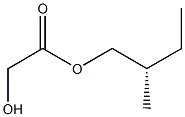 (+)-Glycolic acid (S)-2-methylbutyl ester 结构式