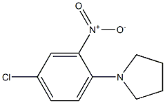 2-(Pyrrolidin-1-yl)-5-chloro-1-nitrobenzene Structure