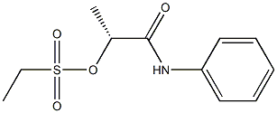 [R,(+)]-2-[(Ethylsulfonyl)oxy]-N-phenylpropionamide Struktur