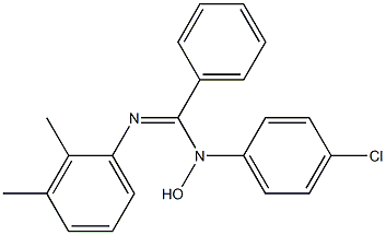 N-Hydroxy-N-(4-chlorophenyl)-N'-(2,3-xylyl)benzamidine 结构式