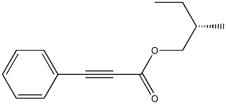 (+)-Phenylpropiolic acid (S)-2-methylbutyl ester Struktur