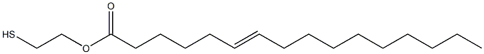 6-Hexadecenoic acid 2-mercaptoethyl ester 结构式