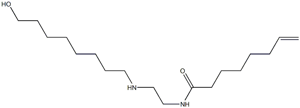 N-[2-[(8-Hydroxyoctyl)amino]ethyl]-7-octenamide Structure