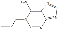 6-Amino-1-(2-propenyl)-1H-purine,,结构式