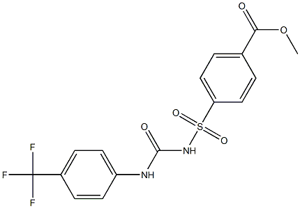 1-(4-Trifluoromethylphenyl)-3-(4-methoxycarbonylphenylsulfonyl)urea|