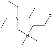 2-Chloro-N,N-dimethyl-N-(triethylsilylmethyl)ethanaminium