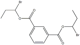 Isophthalic acid bis(1-bromopropyl) ester