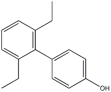 4-(2,6-Diethylphenyl)phenol,,结构式