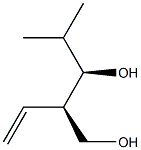 (2R,3R)-2-Ethenyl-4-methyl-1,3-pentanediol Structure
