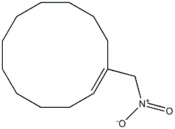 1-(ニトロメチル)シクロドデセン 化学構造式