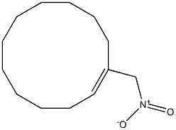 1-(Nitromethyl)cyclododecene 结构式