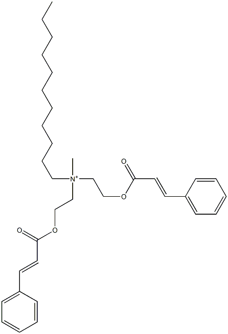  Bis[2-(cinnamoyloxy)ethyl](methyl)undecylaminium