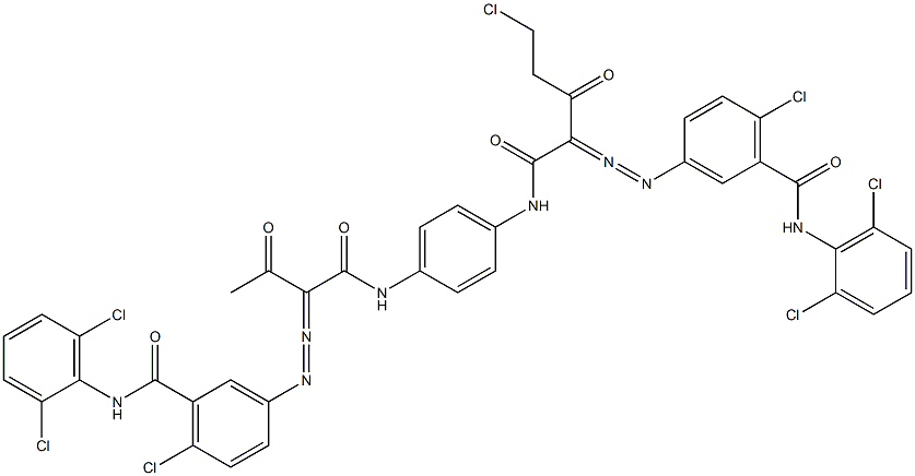 3,3'-[2-(Chloromethyl)-1,4-phenylenebis[iminocarbonyl(acetylmethylene)azo]]bis[N-(2,6-dichlorophenyl)-6-chlorobenzamide]