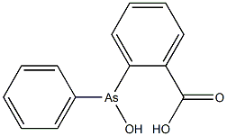 o-(Phenylhydroxyarsino)benzoic acid Structure