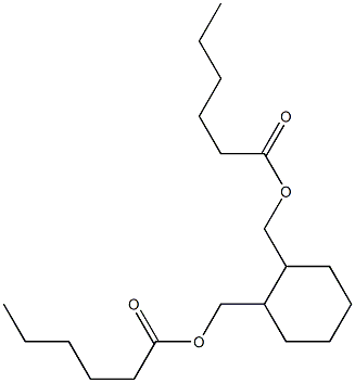 1,2-Cyclohexanedimethanol dihexanoate Structure