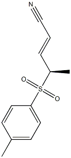 [(1R)-3-Cyano-1-methyl-2-propenyl](4-methylphenyl) sulfone Structure