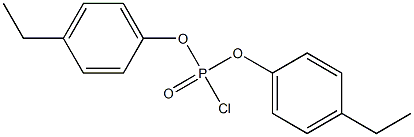 クロロホスホン酸=ビス(p-エチルフェニル) 化学構造式