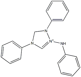 4,5-Dihydro-1,4-diphenyl-2-anilino-1H-1,2,4-triazol-2-ium