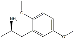 (R)-2,5-Dimethoxyamphetamine Structure