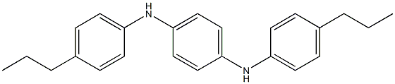 N,N'-Bis(4-propylphenyl)-p-phenylenediamine,,结构式