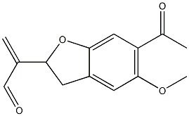 2-(1-Formylethenyl)-5-methoxy-6-acetyl-2,3-dihydrobenzofuran