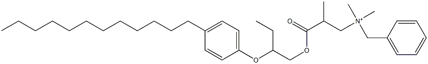 N,N-Dimethyl-N-benzyl-N-[2-[[2-(4-dodecylphenyloxy)butyl]oxycarbonyl]propyl]aminium|