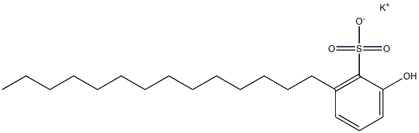 2-Hydroxy-6-tetradecylbenzenesulfonic acid potassium salt