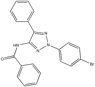 N-[2-(4-Bromophenyl)-5-phenyl-2H-1,2,3-triazol-4-yl]benzamide Struktur