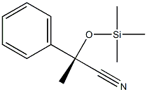 (2S)-2-Phenyl-2-(trimethylsilyloxy)propanenitrile Structure