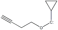 Cyclopropyl 3-butynyloxycarbene