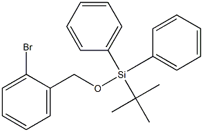 1-Bromo-2-[(tert-butyldiphenylsilyloxy)methyl]benzene,,结构式