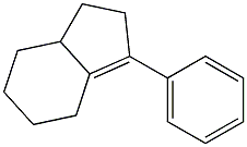 2,4,5,6,7,7a-Hexahydro-3-phenyl-1H-indene,,结构式