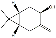 (1S,1α,6α)-カラ-3(10)-エン-4α-オール 化学構造式