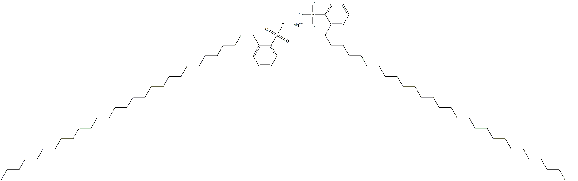 Bis(2-nonacosylbenzenesulfonic acid)magnesium salt Struktur