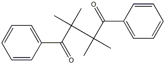 1,4-ジフェニル-2,2,3,3-テトラメチルブタン-1,4-ジオン 化学構造式
