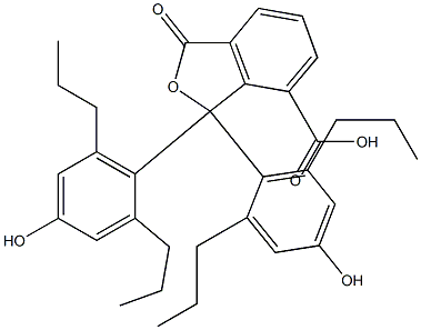 1,3-Dihydro-1,1-bis(4-hydroxy-2,6-dipropylphenyl)-3-oxoisobenzofuran-7-carboxylic acid