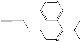 N-[2-(2-Propynyloxy)ethyl]-2-methyl-1-phenylpropylideneamine