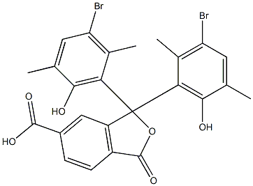 1,1-Bis(3-bromo-6-hydroxy-2,5-dimethylphenyl)-1,3-dihydro-3-oxoisobenzofuran-6-carboxylic acid|