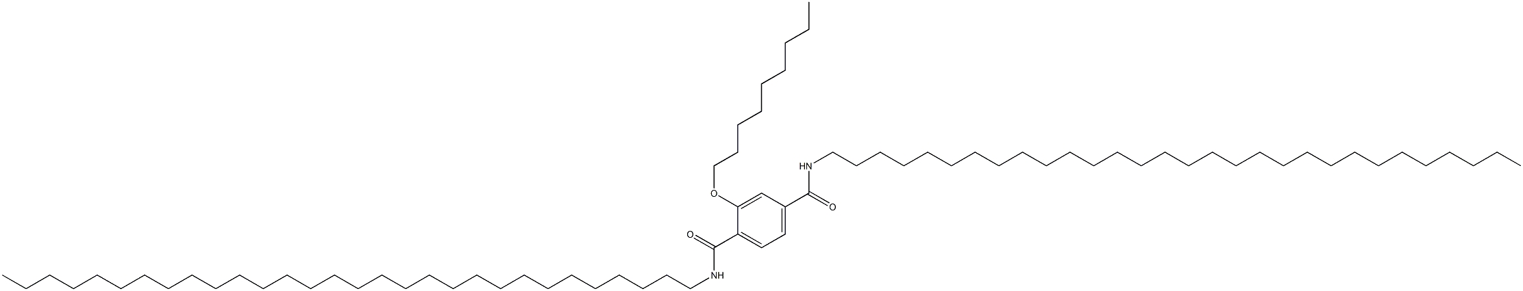 2-(Nonyloxy)-N,N'-ditriacontylterephthalamide Structure