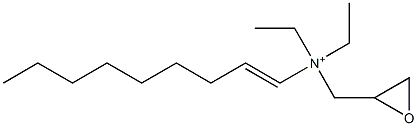 Diethyl(1-nonenyl)glycidylaminium Structure