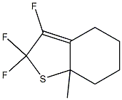 2,2,3-Trifluoro-2,4,5,6,7,7a-hexahydro-7a-methylbenzo[b]thiophene