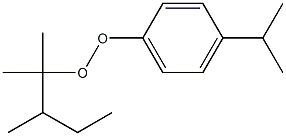 4-イソプロピルフェニル1,1,2-トリメチルブチルペルオキシド 化学構造式